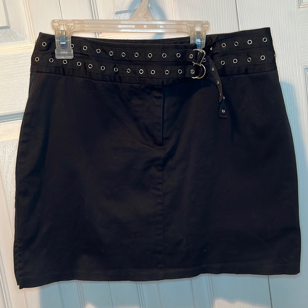 Grunge Black MiniSkirt